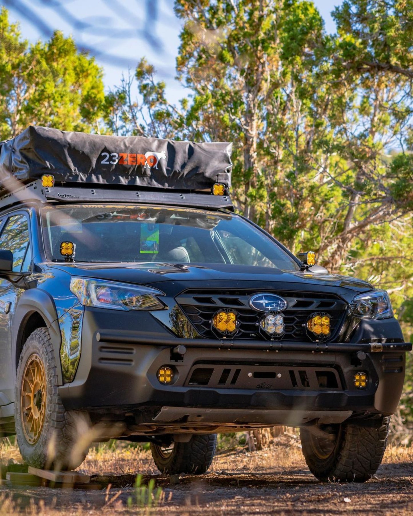 CAtuned Off-Road Subaru Wilderness Front Hidden Winch Mount with Grill